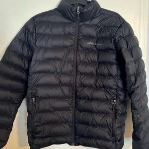 Eddie Bauer Men's Black Puffer Jacket